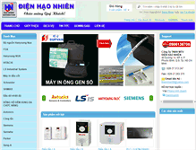 Tablet Screenshot of dienhaonhien.com